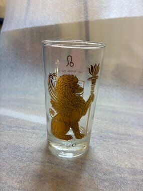 Vintage Anchor Hocking Leo Highball Glass